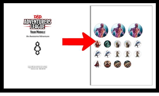 From AL PDF to Printable Tokens